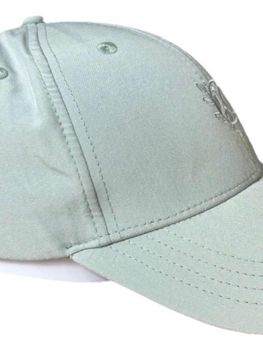 NEW Blogilates-Hat Cap Strap Back Womens Gray Green PonyTail Gym/Yoga Pilates OS - Picture 2 of 8